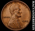 1909 VDB Lincoln Wheat Cent - Scarce  High Grade  Semi-key  Better Date  #J8072