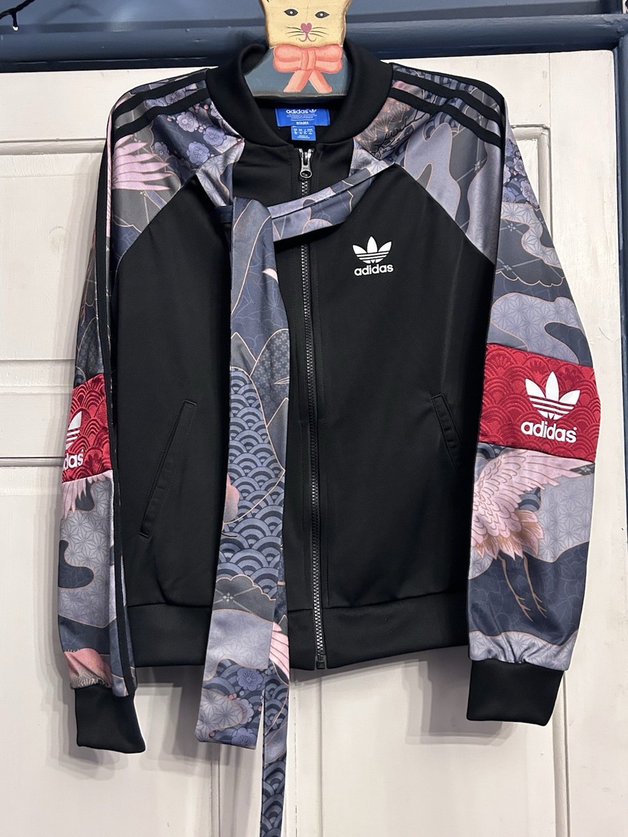 Adidas x Rita Ora Asian Arena Kimono Tracksuit Jacket Zip Up Top
