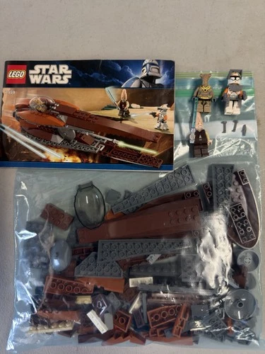 LEGO Star Wars Geonosian Starfighter 7959 Complete Set Minifigures Included