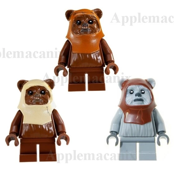 Authentic LEGO PAPLOO CHIEF CHIRPA EWOK Minifigures Star 8038 Endor | eBay