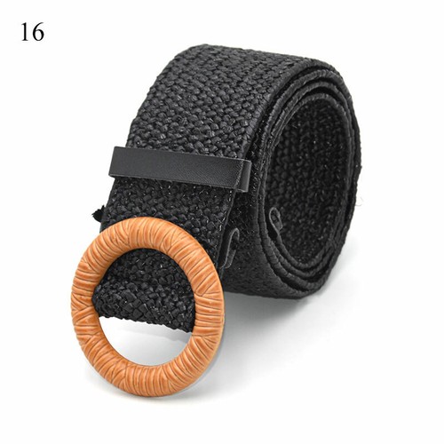 Women Boho Braided Wide Fashion Belt Cinch Waist Belt Elastic Stretch Gifts ⁿ - Picture 33 of 55