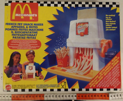 Vintage McDonalds Happy Meal Magic French Fry Snack Maker