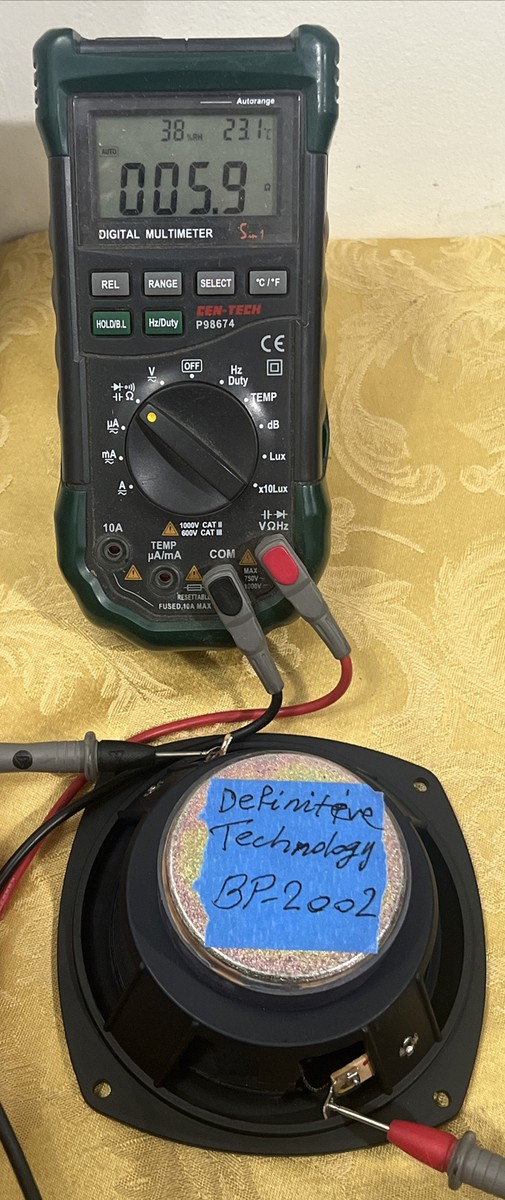 DEFINITIVE TECHNOLOGY BP2002 MIDRANGE SPEAKER | eBay