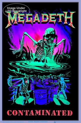 Megadeth - Contamination Blacklight Poster 23