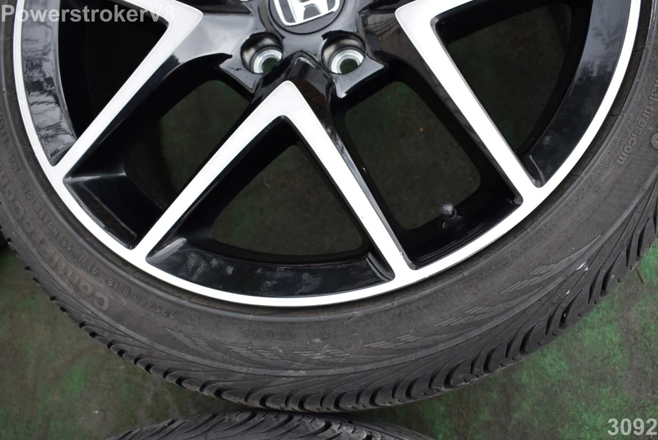 18" Honda Civic Hatchback Touring OEM Wheel Tire ONE - Image 4 of 4