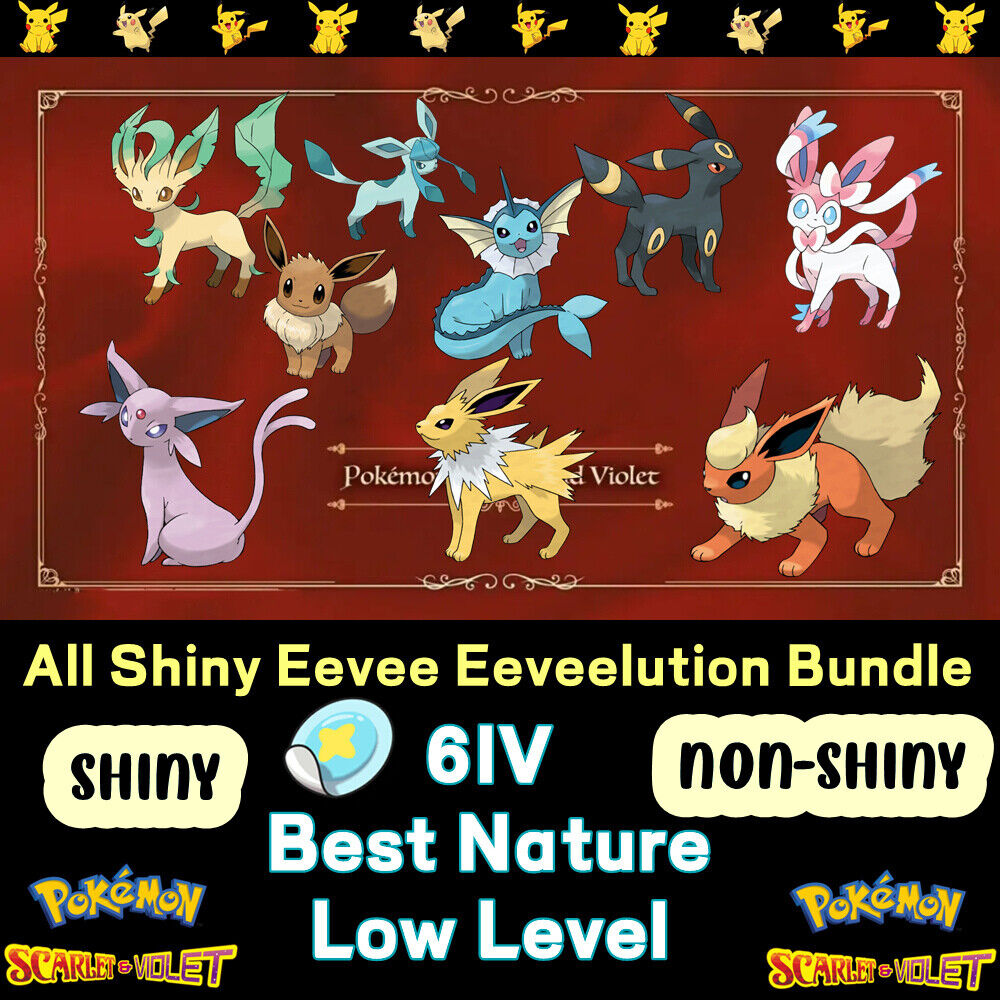 All Shiny Eeveelutions - How to get Shiny Eevee Evolutions