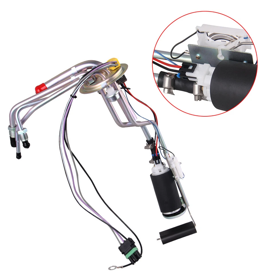 Conjunto de bomba de combustible compatible con camioneta Chevy GMC C/K 1500 2500 3500 E3621S Foto 3 de 4