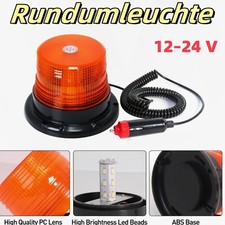 LED Rundumleuchte 12-24V Volt Magnet Warnleuchte Rundumlicht Rundumkennleuchte