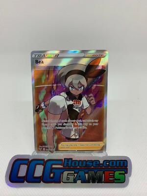 Pokemon Bea Full Art Trainer Card Vivid Voltage Ultra Rare 180/185
