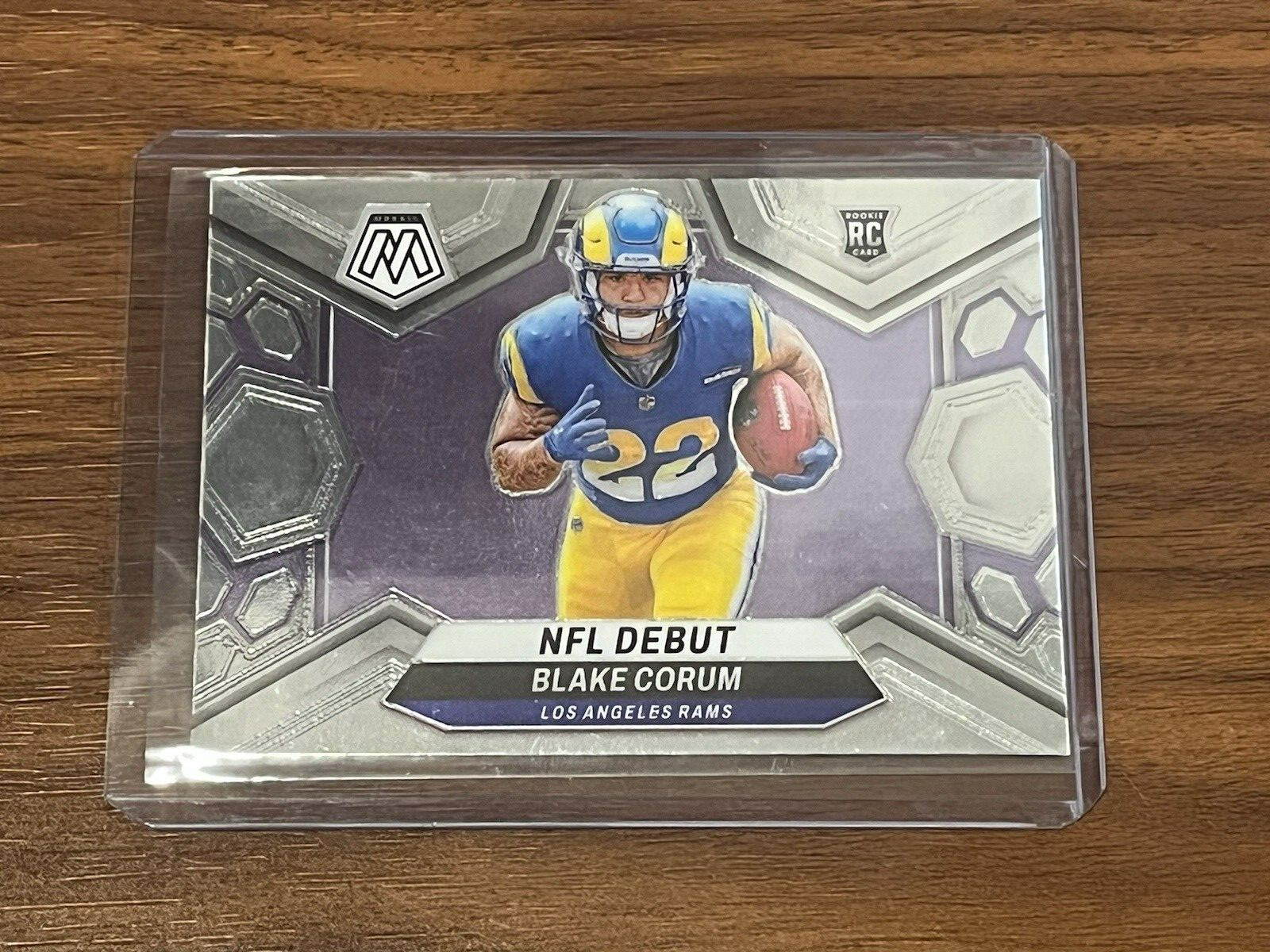 Blake Corum 2024 Mosaic Football #278 Base NFL Debut Los Angeles Rams