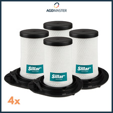 4x Sillar Filter Rowenta ZR009002 Air Force 360 460 560 Ersatz Staubsaugerfilter