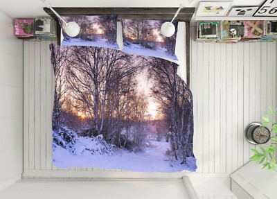 3D Snow Tree 7224 Assaf Frank Bedding Bed Pillowcases Quilt Cover Duvet Cover