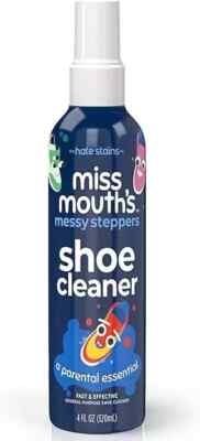 4oz Shoe Cleaner Spray for Rubber, Canvas, Leather - Removes Dirt, Grass, Scuffs