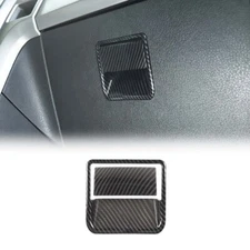 Carbon Fiber ABS Co-Pilot Storage Box Handle Cover Trim For Ford F150 2009-2014