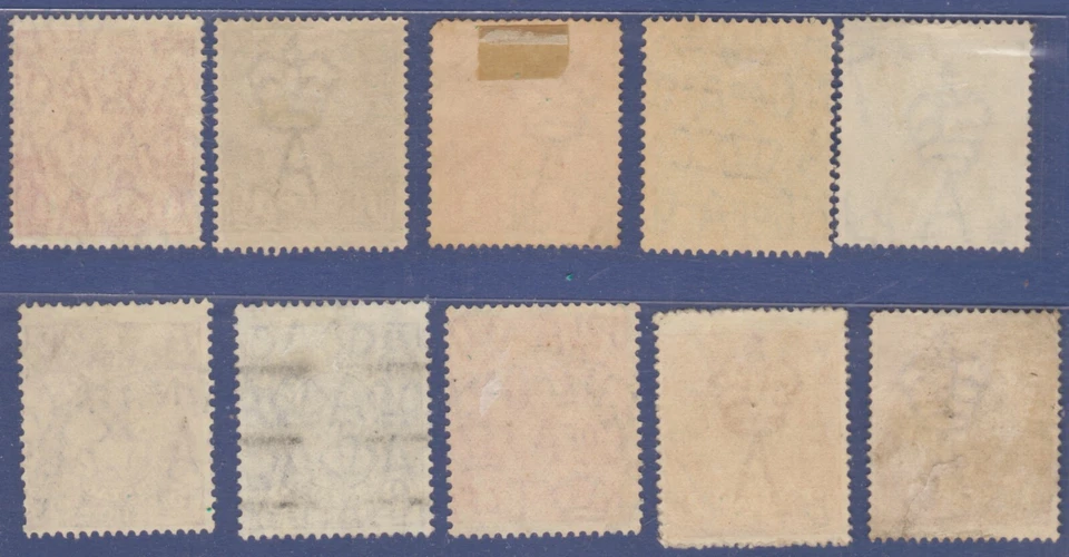 Australia 1920-30 KGV Problemas Definitivos 1/2d-5d Usado Fino. Foto 2 de 3