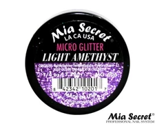 Mia Secret Nail Art Powder Micro Glitter Collection (LIGHT AMETHYST) 1/4oz