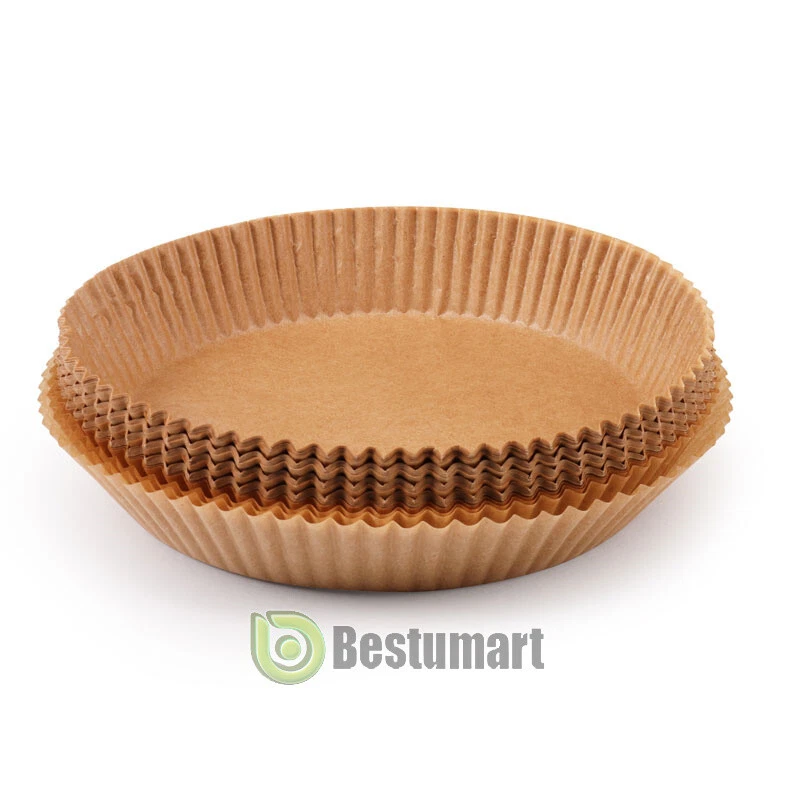 Air Fryer Liners 100/200 pcs Disposable Round Baking Paper Liner Non Stick Food