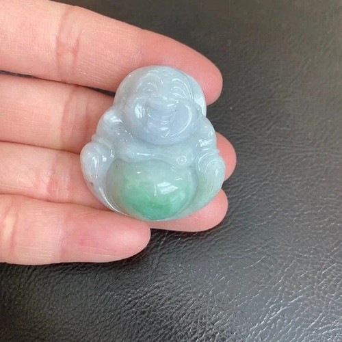 Colgante Suelto Buda de la Risa Jade A 100% Tallado Buda Riendo Masculino - Imagen 11 de 13