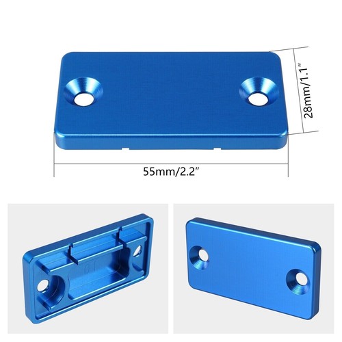 CNC Brake Reservoir Cover 2001-2002 Yamaha YZ426F YZ 426F Blue Cylinder Cap lid - Picture 8 of 13