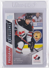2020 UD TEAM CANADA JUNIORS PROGRAM OF EXCELLENCE JARED McISAAC #104 TEAM CANADA