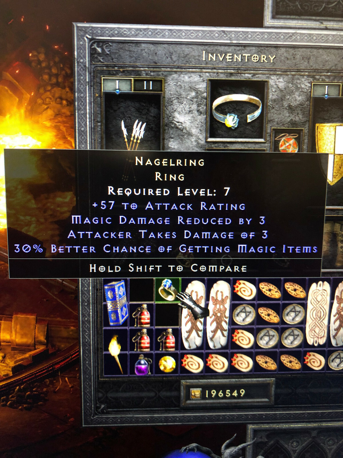 D2R Diablo II Resurrected PERFECT 30MF MAGIC FIND Nagelring RING PC SC
