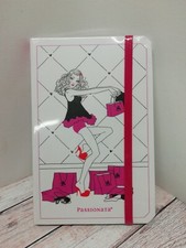 Passionate Underwear Brand Note Book Lady In negligee with shopping bags