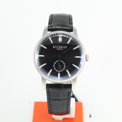 LOCMAN Herren Uhr Kollektion La Dolce Vita 1960 Schwarz Gehäuse 37 Mm