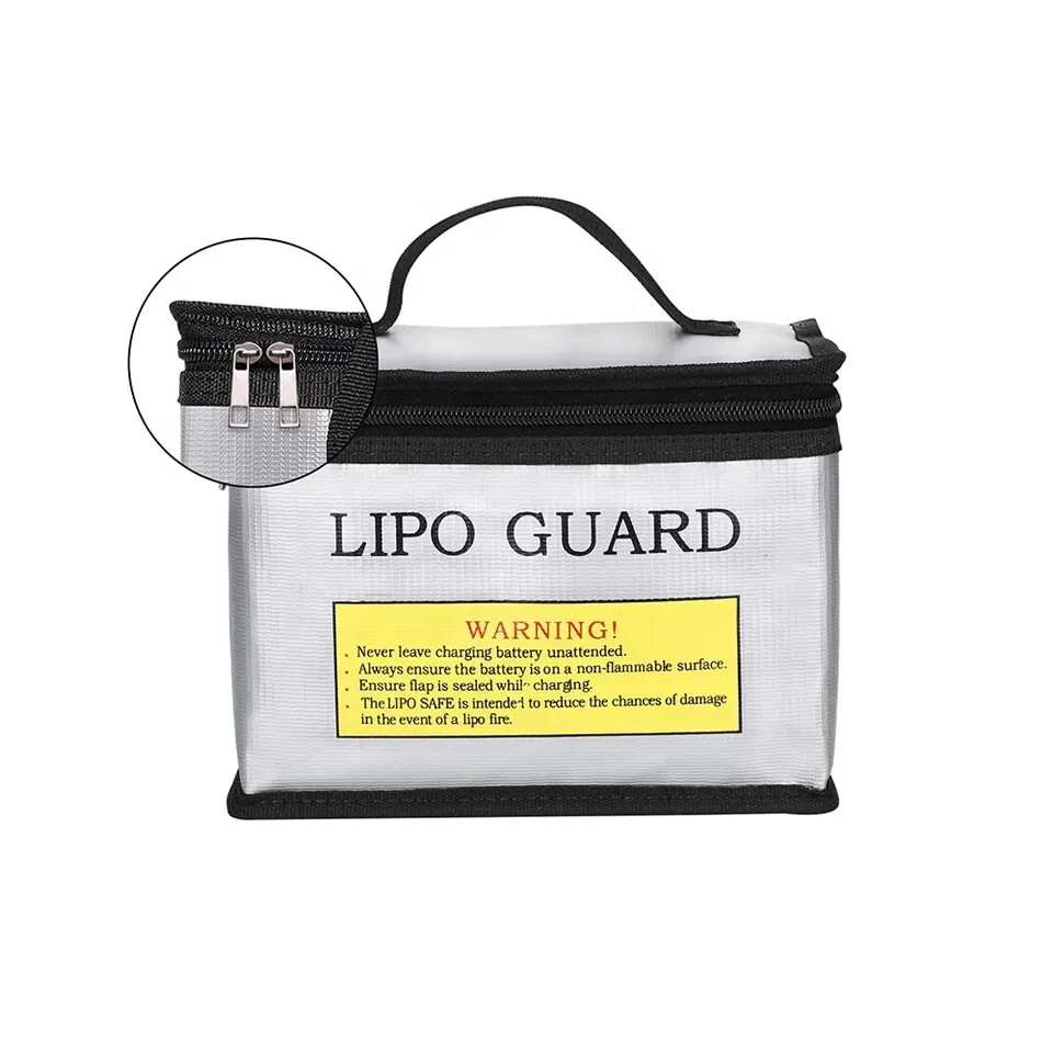 215x145x165mm RC Fireproof Safety Bag Battery Portable Lipo Guard Safe Bag (UK)