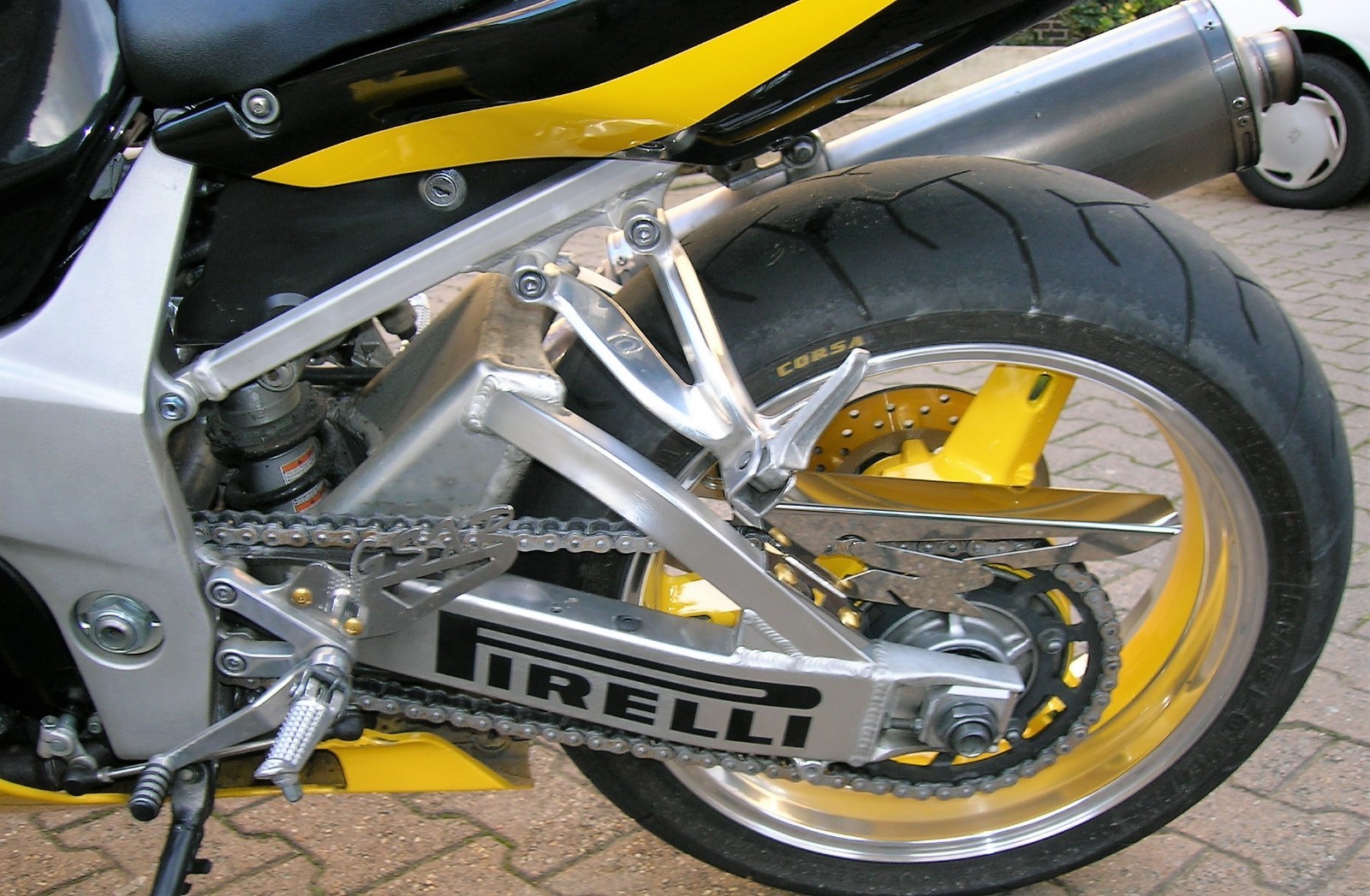 Carter de chaîne Suzuki GSX-R 750 fini mat robuste pour GSXR 2000-2003