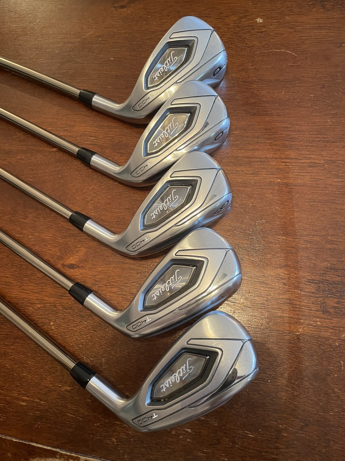 Titleist T400 Iron Set 6Pw, UST 95 F3 Graphite Shafts, Winn Dry Tack