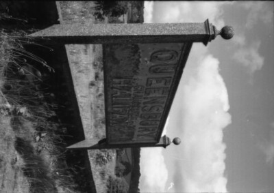 PHOTO  LMS QUEENSBURY RAILWAY   STATION NAMEBOARD LANCASHIRE AND YORKSHIRE RAILW