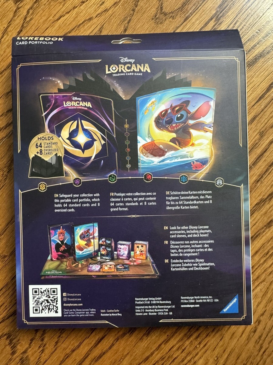 Disney Lorcana TCG: The First Chapter - Stitch 10 Page 4-Pocket Portfolio | eBay Disney Lorcana TCG: The First Chapter - Stitch 10 Page 4-Pocket Portfolio | eBay