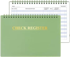 Checkbook Register, Check Registers for Personal Checkbook, Financial Ledger, Ch