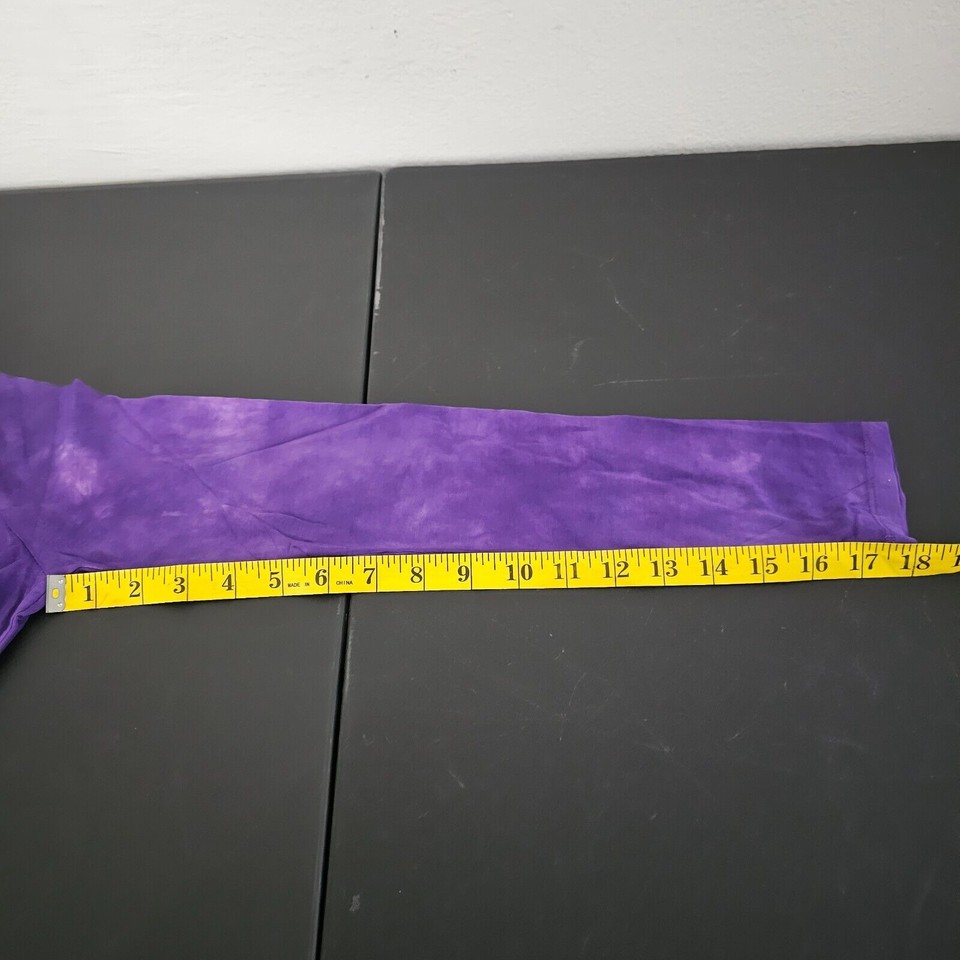 "Inhale Love Exhale Fear" Earth Yoga Top Womens Small Purple Ladies