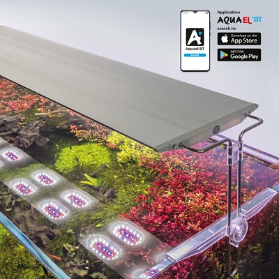 Aquael Ultra Slim 30 60 90 BT Aquarium LED-Beleuchtung App