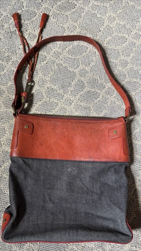 Cartera para mujer Dolce & Gabbana de cuero/algodón dos tonos marrón D&G Foto 4 de 4