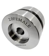 Dimple Die 2" high grade treated tool steel press or bolt together