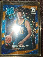 2017-18 OPTIC RATED ROOKIE FAST BREAK ORANGE PRIZM TONY BRADLEY RC #/193 JAZZ