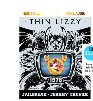 THIN LIZZY  JAILBREAK'' & ''JOHNNY THE FOX'' ATMOS, DTS, HI REZ STEREO Blu Ray DISK