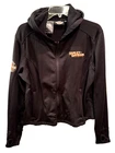 Harley Davidson Women's Black Activewear Fleece Full Zip Hood Jacket Size XL