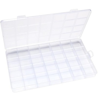 Eppingwin 28 Grids Bead Organizer, 8.6x5x0.66 inch (1 Pack), 28 grids(1 P)