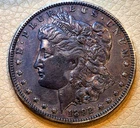 1892-O U.S. Silver Morgan Dollar AU *Semi-Key Date* Incredible Obverse Toning $1