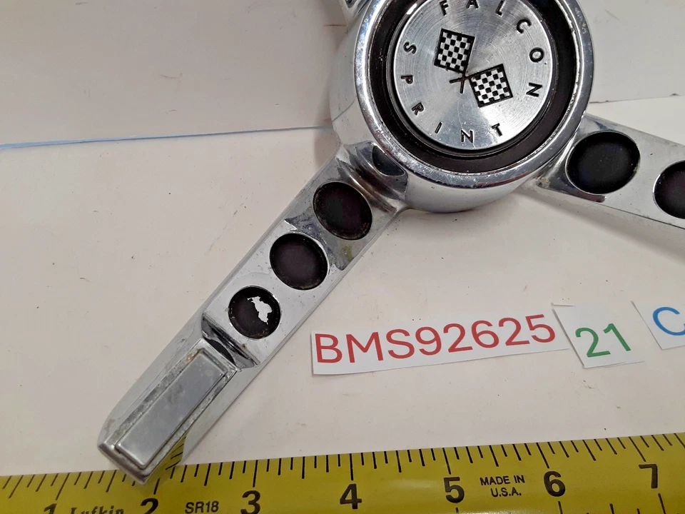 Anillo de bocina original ~ 1964 Ford Falcon Sprint C3DA-13A800A H29781 Foto 3 de 4