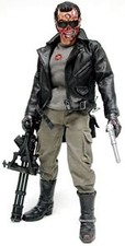 Modellino Terminator 1 Deluxe 12 pollici Battle Damaged T-800 32 cm Hot Toys