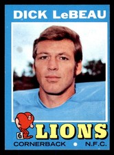 1971 Topps - Dick LeBeau #154 EX?TM