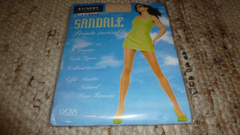 Sommer - Strumpfhose Kunert Sandale, Gr. II (40-42), 8den, Farbe: Champagne - Bild 2 von 4