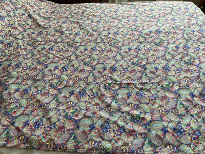 Egg Print Table Cloth, 6 Napkins, 6 Placemats  Tablecloth Size 74 x 58 