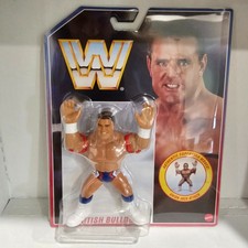 THE BRITISH BULLDOG Davey Boy Smith Mattel Hasbro WWF WWE Retros Figure bull dog
