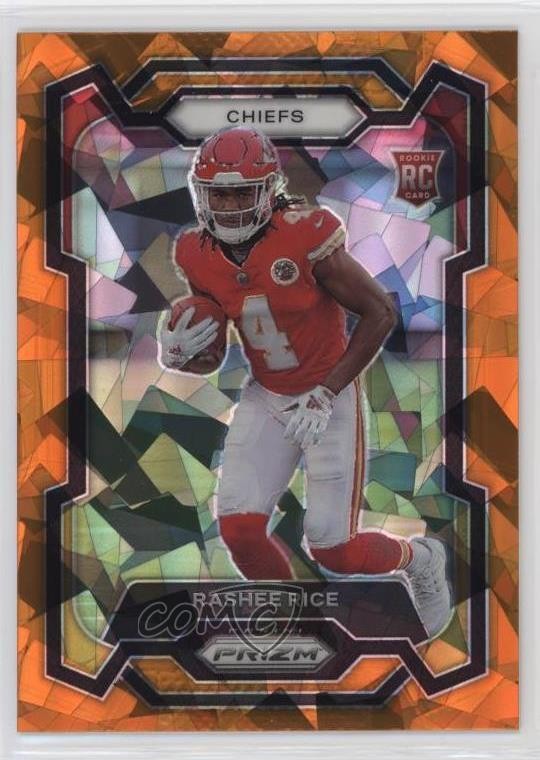 2023 Panini Prizm Rookies Orange Ice Prizm Rashee Rice #350 Rookie RC