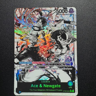 #ad Ace amp; Newgate ST22 001 Parallel Alternate Alt Leader One Piece Starter Deck 22 $39.99